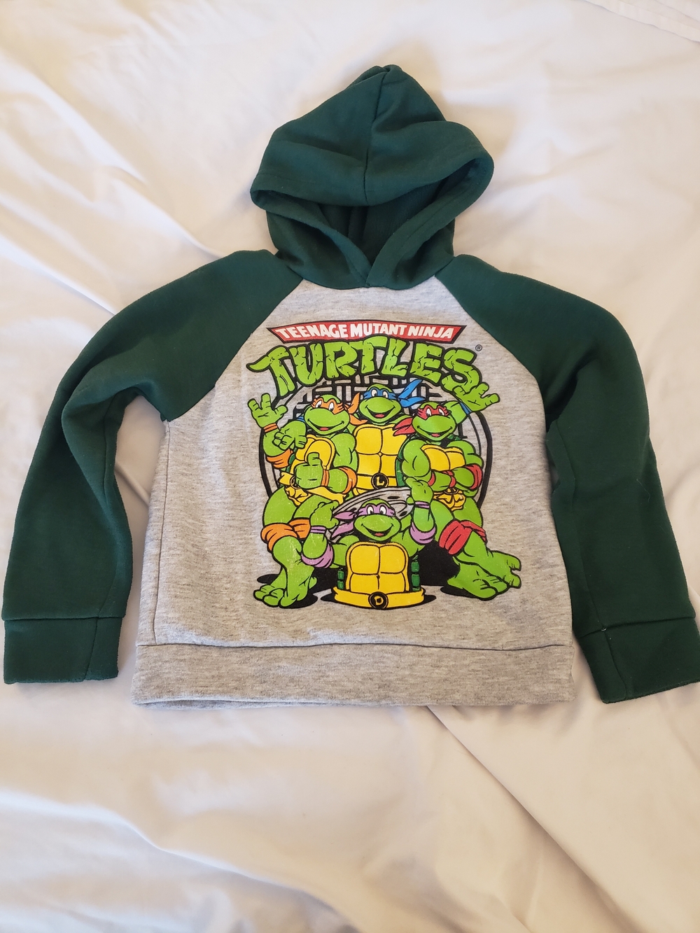 Boys Size 6 TMNT Teenage Mutant Ninja Turtles Hooded Sweatshirt